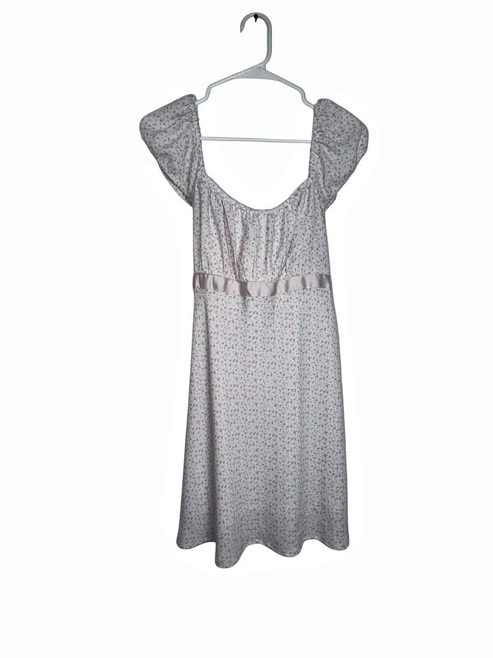 Hollister Floral Mini Dress Pink & White Size XL